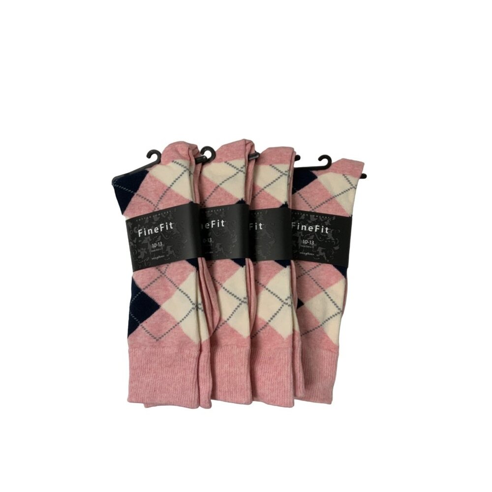 Bundle of Four Argyle Print Socks